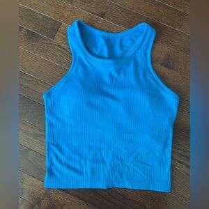 CrZ Yoga Blue Sleeveless Top